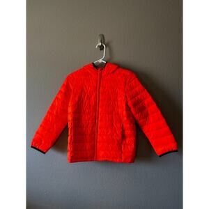 Gap Back to school puffy coat Youth M ORANGE Gap puffy coat with hood - GUC